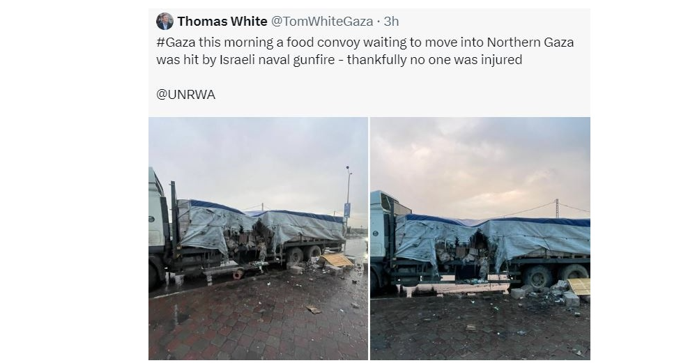 UN Agency says Israeli naval fire hit food convoy in Gaza | National ...