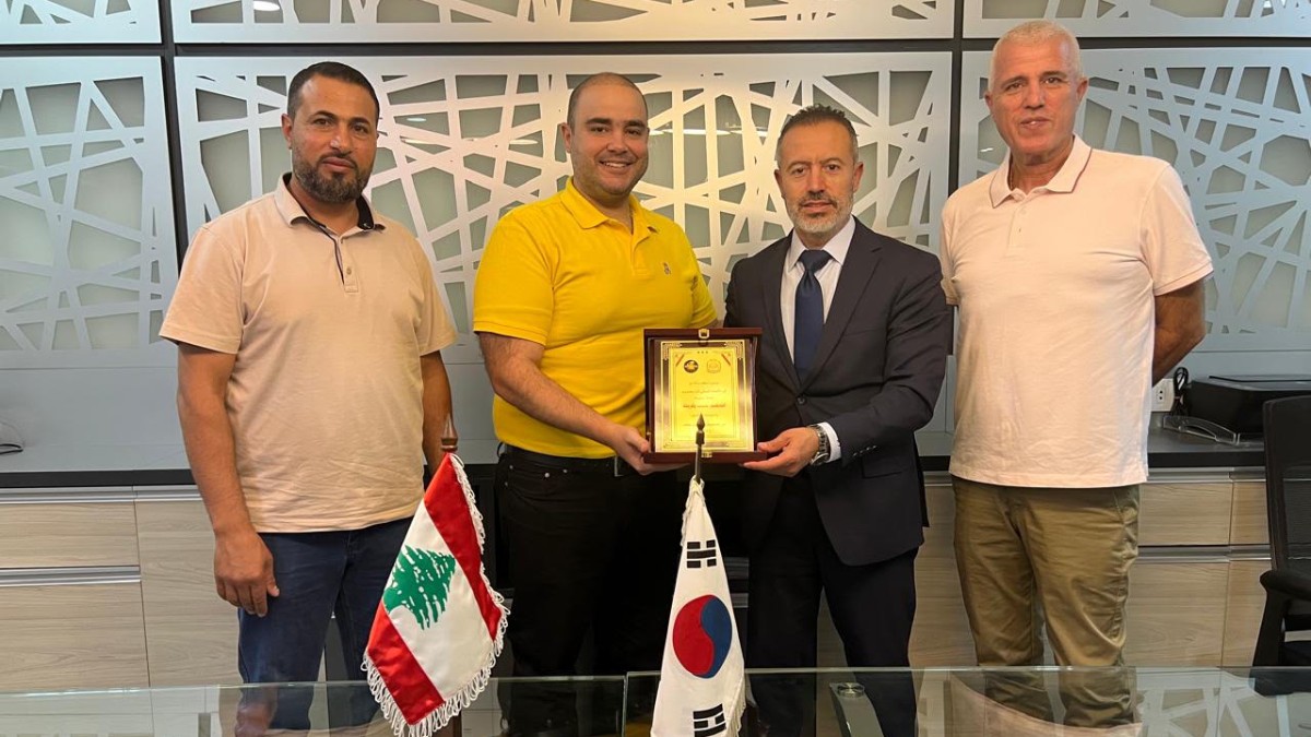 تايكواندو: من نادي "سبورتس هاب" القرعون زار رئيس الاتحاد