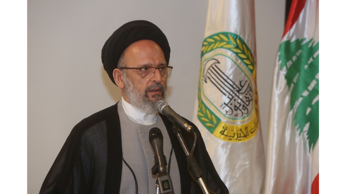 العلامة فضل الله في حفل تكريم العاملين في الإدارة العامة لـ"المبرات": للجمعية هوية إنسانية ووطنية وأخلاقية وتربوية تستلهم فكر مؤسسها