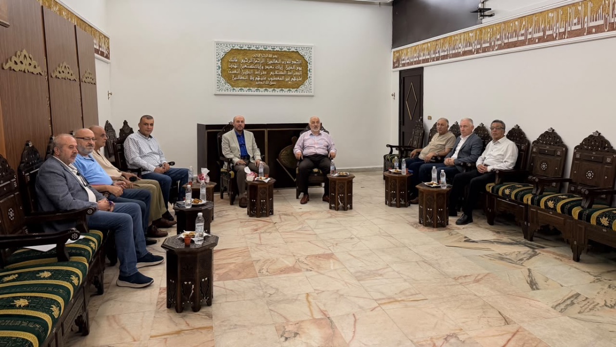 اللجنة الوطنية لانتخابات المجلس الوطني الفلسطيني في لبنان زارت حزب الله