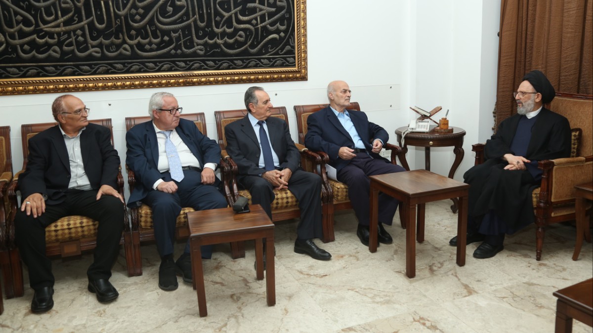 العلامة فضل الله استقبل وفد "الرابطة الوطنية للحوار" برئاسة رائف رضا