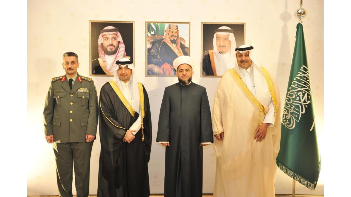 مفتي راشيا زار السفير السعودي مهنئاً باليوم الوطني