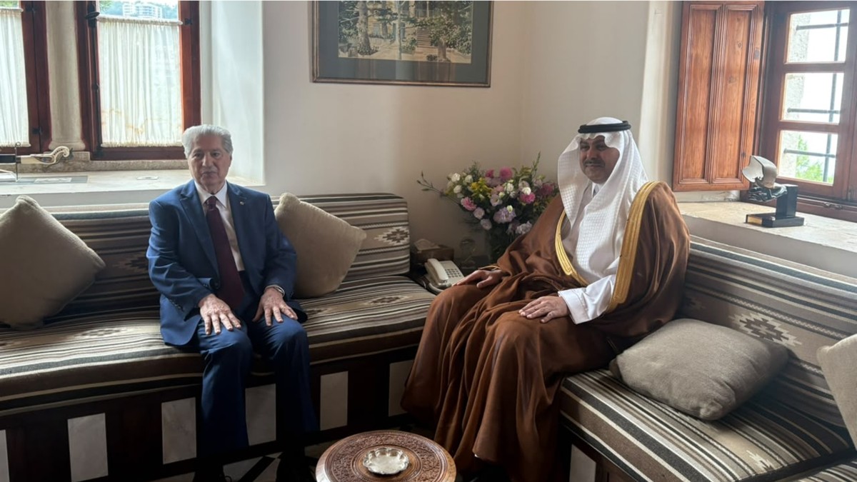 الرئيس الجميّل استقبل السفير السعودي في بيت المستقبل في بكفيا