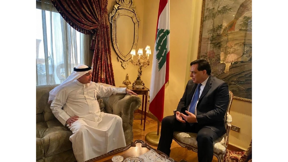 الرئيس دياب استقبل السفير الكويتي وشكر الكويت على دعمها الدائم للبنان