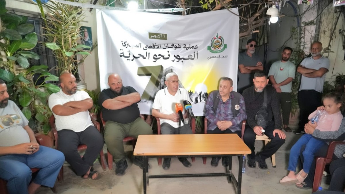 لقاء في مخيم برج البراجنة في الذكرى السنوية الثالثة لعملية طوفان الأقصى