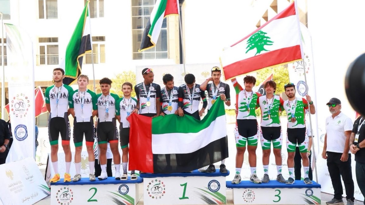 برونزية لمنتخب لبنان للشباب في البطولة العربية للدراجات