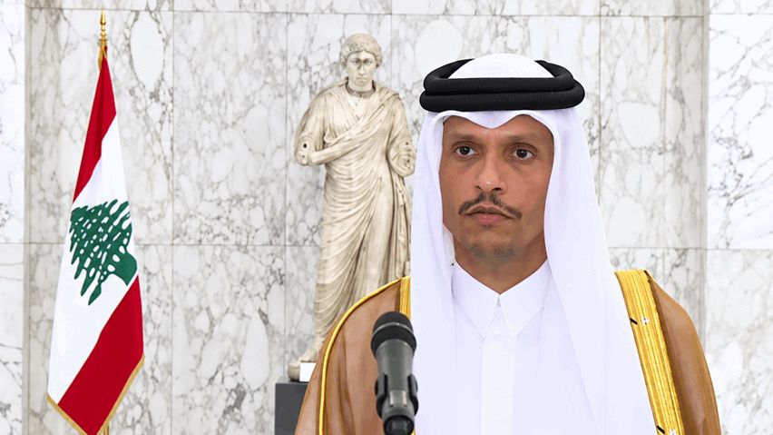 رئيس الوزراء القطري زار بيت الوسط والتقى بهية الحريري