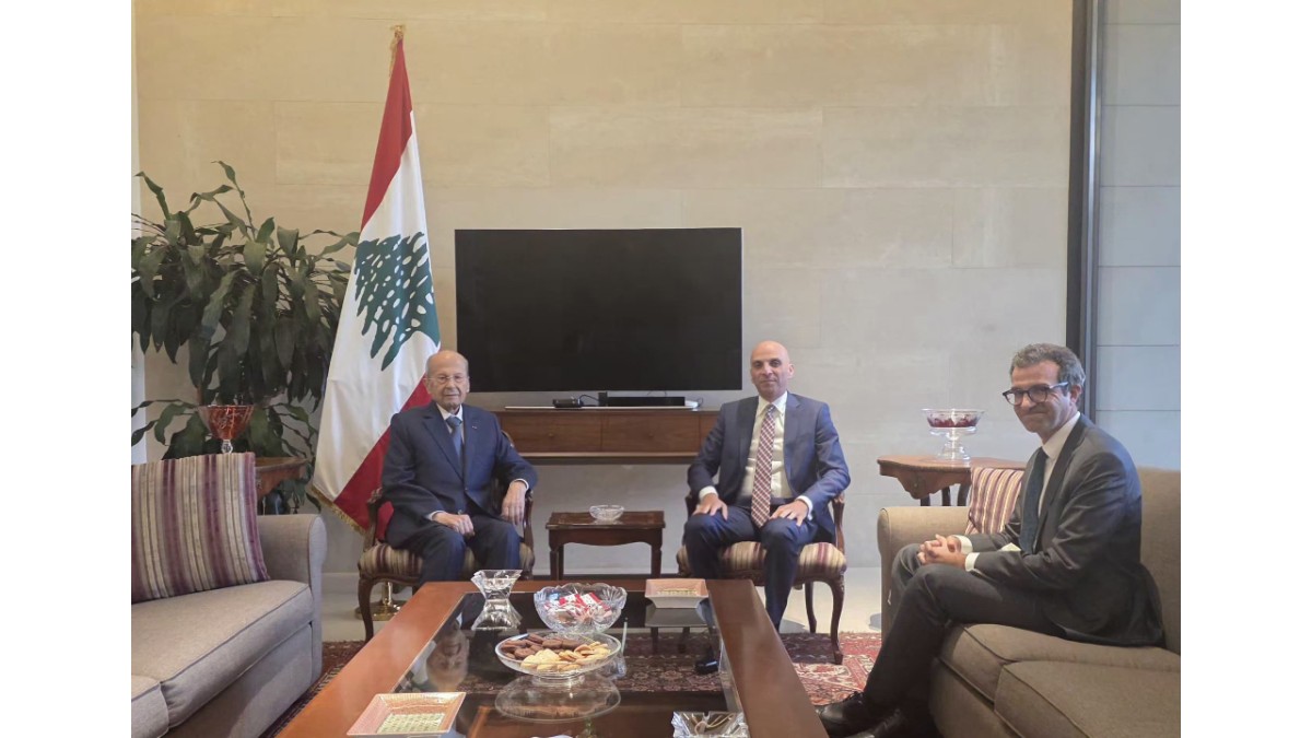عون عرض مع السفير المصري الجديد الأوضاع في لبنان والمنطقة