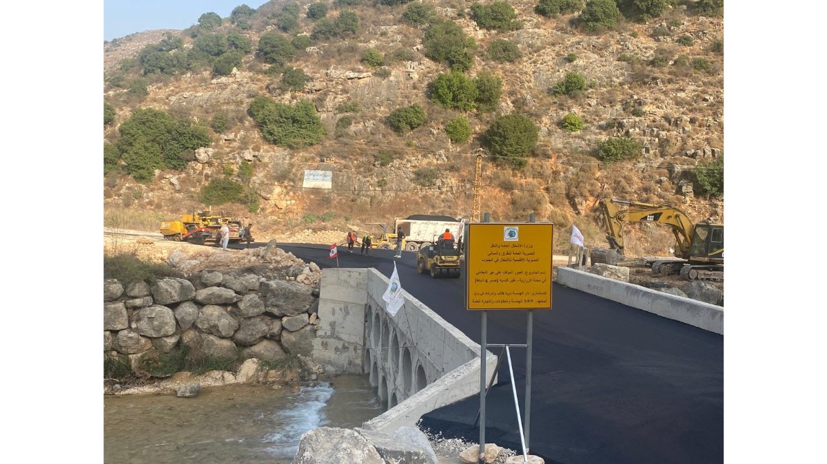 MoPWT Completes Asphalting of Temporary Crossings at Borj Rahhal and Tayr Falsay in South Lebanon