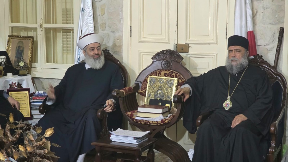 Akkar Mufti Azzi consoles Bishop Mansour over the victims of Hamoud Church in Jordan: These criminal acts are very far removed from the tolerant teachings of Islam